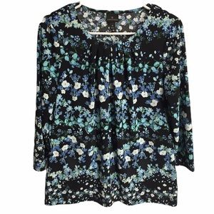 🐞Worthington Floral Dress Top Size Medium EUC
